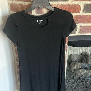 Black dress, art class, kids large (10/12)